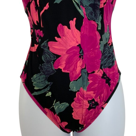 Dries Van Noten Gaia Floral Twisted Keyhole One Piece Swimsuit XS NEW - Picture 9 of 13